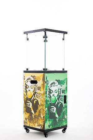 CUBE ΤΖΑΚΙ CHRYSTAL BESPOKE <br> Y:1.50 x 0.40 x 0.40 /13KW