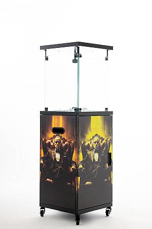 CUBE ΤΖΑΚΙ CHRYSTAL BESPOKE <br> Y:1.50 x 0.40 x 0.40 /13KW