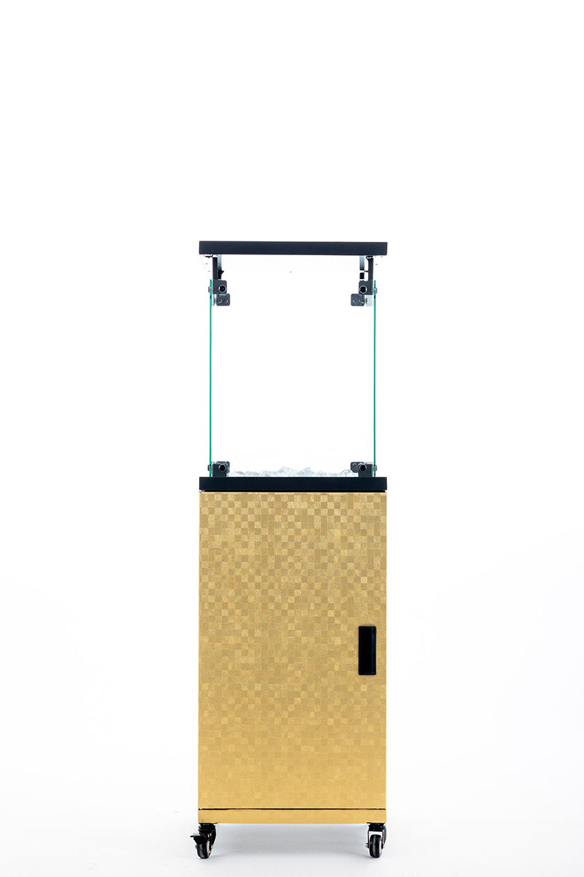 CUBE ΤΖΑΚΙ CHRYSTAL BESPOKE <br> Y:1.50 x 0.40 x 0.40 /13KW