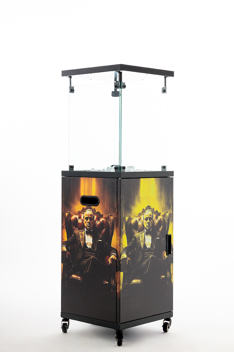 CUBE ΤΖΑΚΙ CHRYSTAL BESPOKE <br> Y:1.50 x 0.40 x 0.40 /13KW