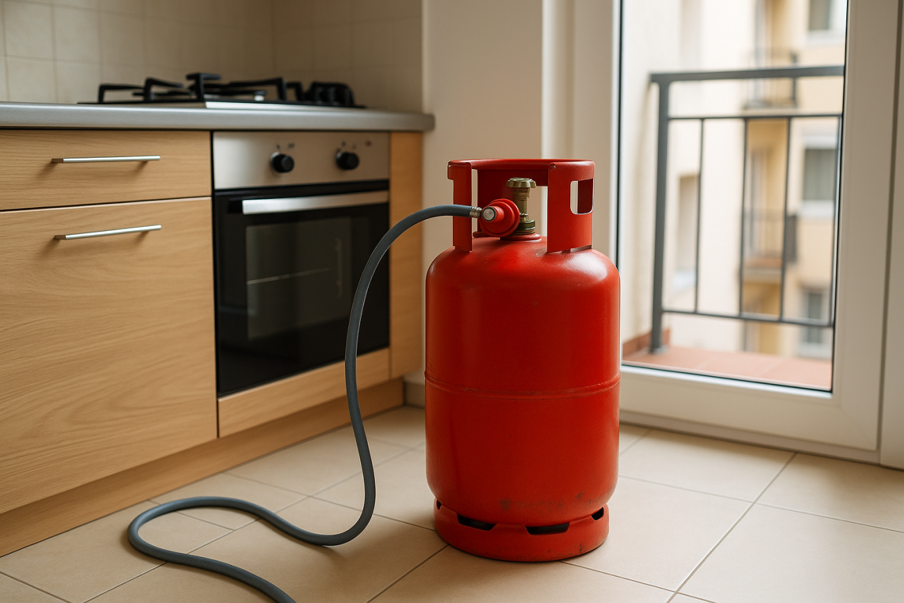 Ασφαλής Χρήση Φιαλών Υγραερίου σε Οικιακούς Χώρους